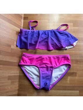 Kami ombre bikini size 12 blue and pink